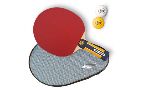 Набор для настольного тенниса Atemi Exclusive (1ракетка+чехол+2 мяча***) 600_380