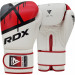 Перчатки тренировочные RDX BGR-F7R-16oz белый\красный 75_75