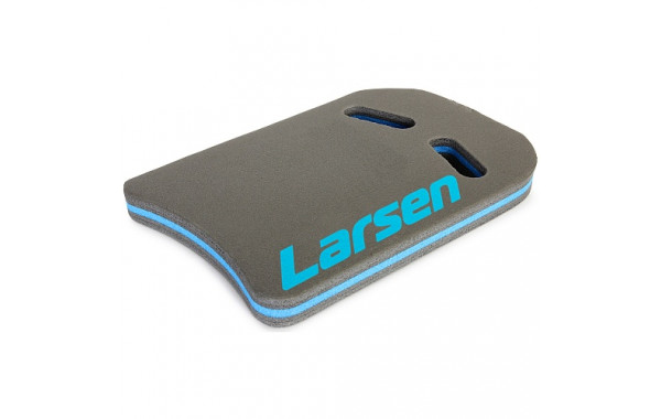 Доска для плавания AquaFitness Larsen 28х45х3,5см YP-08SP графит\бирюза 600_380