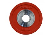 Диск бампированный обрезиненный Foreman D50 мм 2,5 кг FM\BM-2,5KG\RD красный