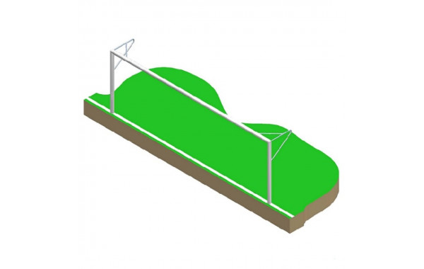 Стационарные футбольные ворота 5х2м P78 600_380