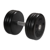 Гантель классик MB Barbell с вращающейся ручкой 29 кг MB-FdbEM-B29