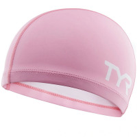 Шапочка для плавания подростковая TYR Silicone Comfort Swim Cap Jr LSCCAPJR-670 розовый