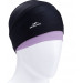 Шапочка для плавания 25DEGREES Duplo Black/Lilac, полиамид, для длинных волос 75_75