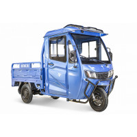 Грузовой электротрицикл RuTrike КАРГО Кабина 1500 60V1000W 022468-2652 темно-синий