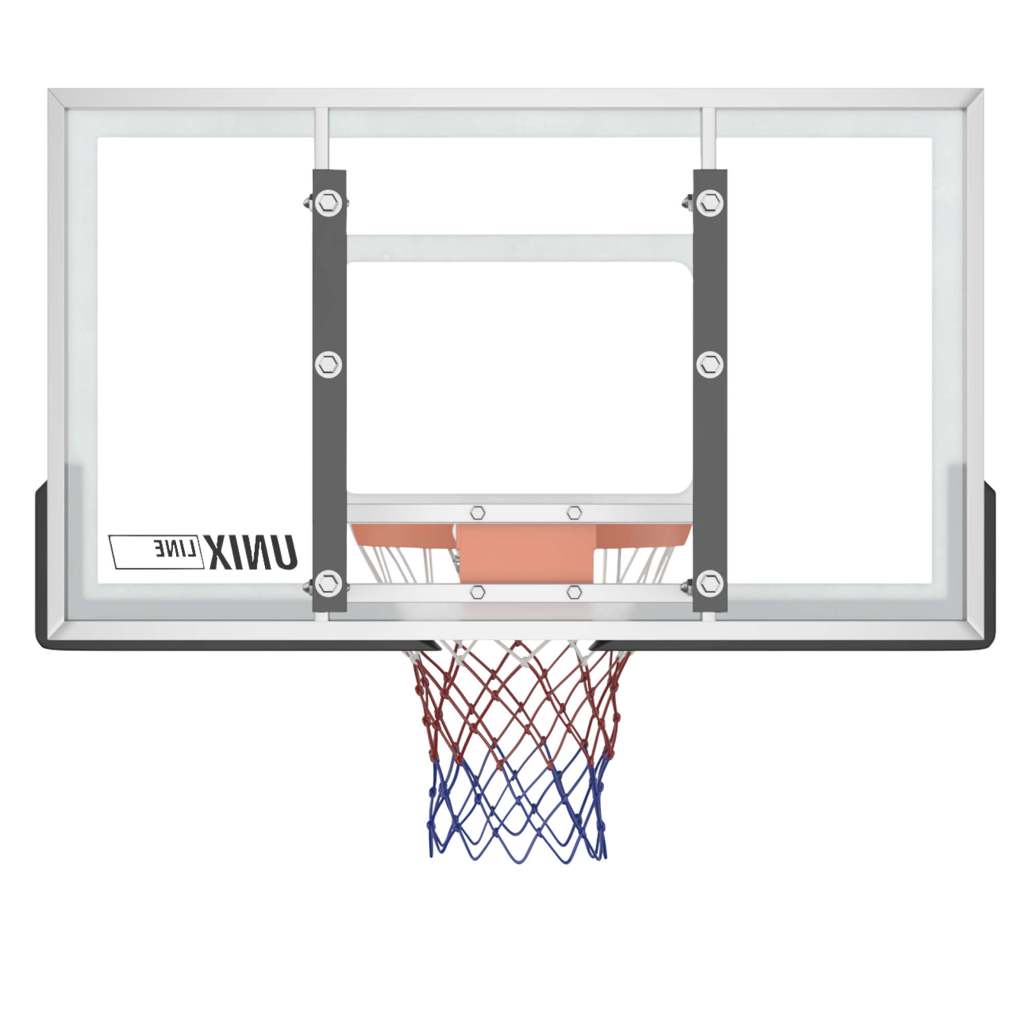 Баскетбольный щит 50"x32" R45 Unix Line B-Backboard-PC BSBS50PCBK 2000_2000