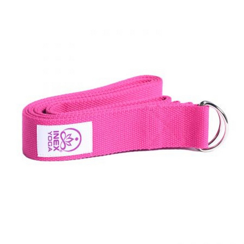 Ремень для йоги Inex Stretch Strap YSTRAP-667\24-FC-00 фуксия 800_800