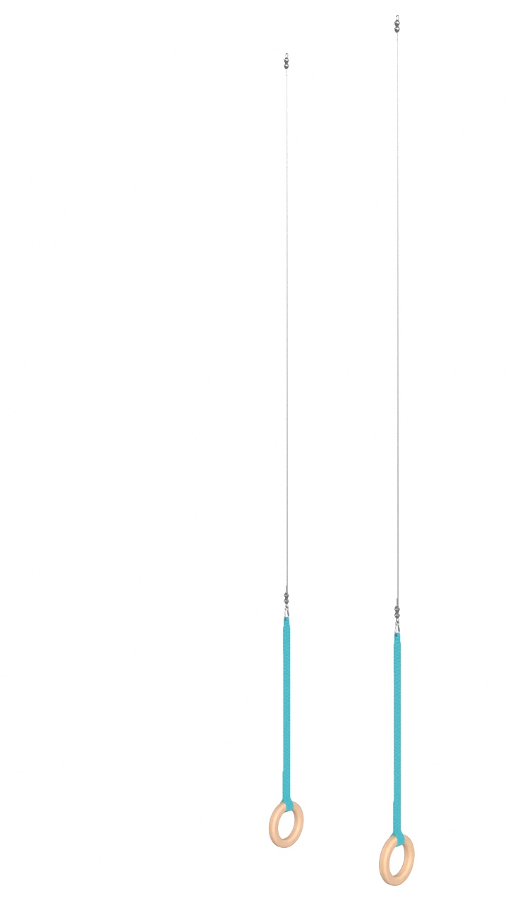 Гимнастические кольца  d=165 мм с тросом 2 м Glav 04.402.8 720_1280