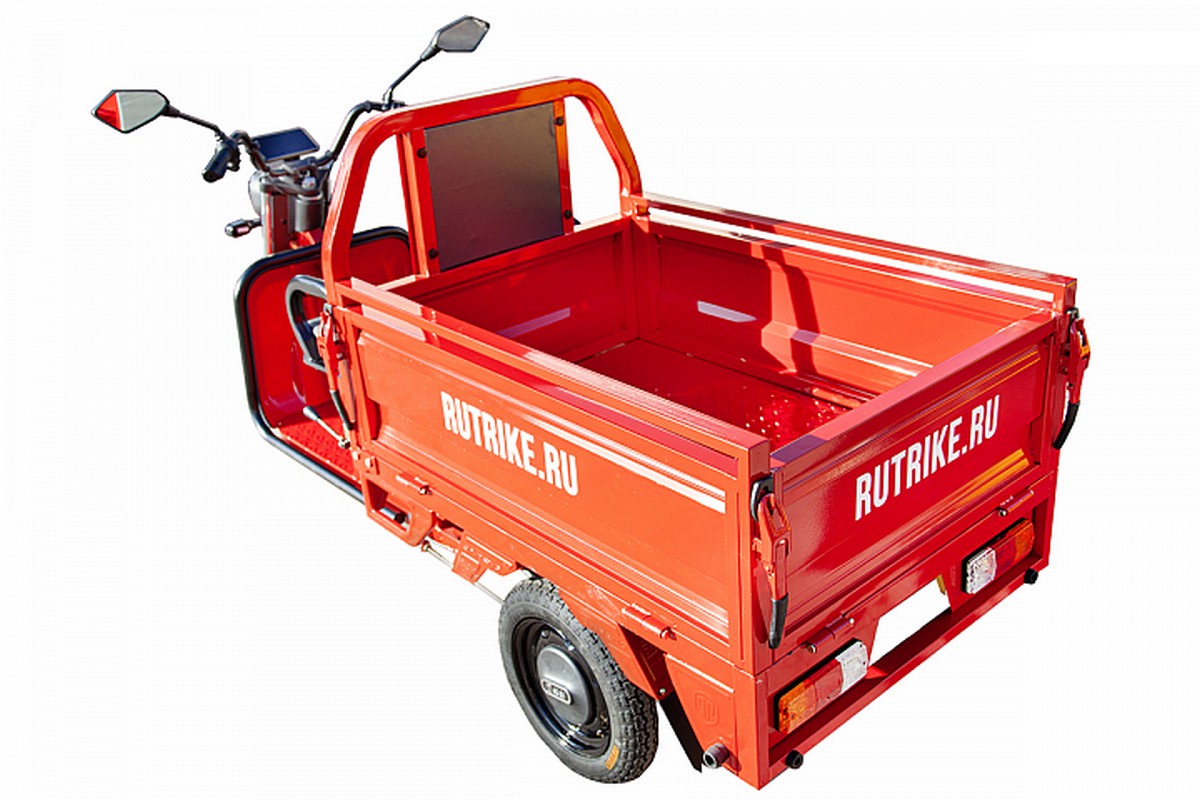 Грузовой электротрицикл RuTrike Амулет 1100 60V650W 024450-2742 красный 1200_800