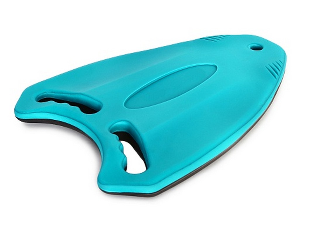 Доска для плавания AquaFitness Larsen 32х45х4см YP-31 графит\бирюза 1067_800