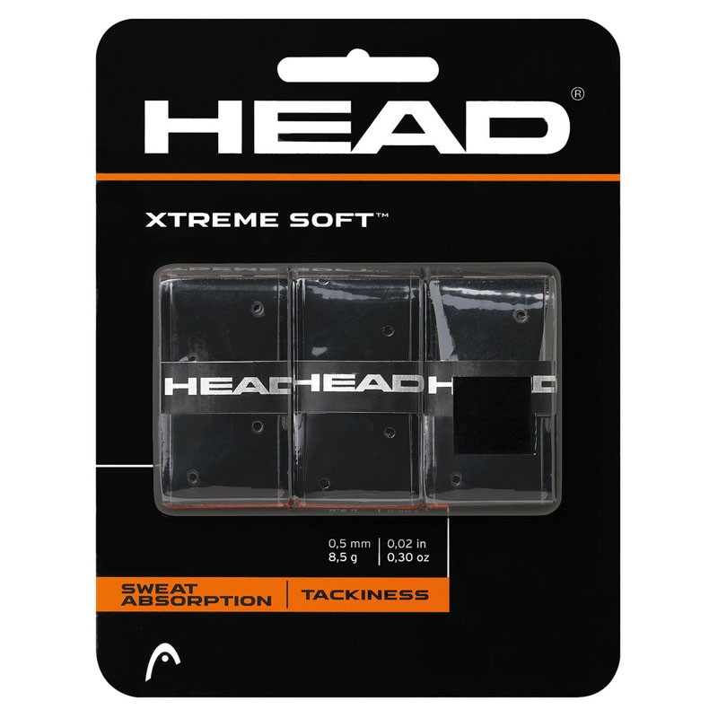 Овергрип Head Xtreme Soft 285104-BK, 0.5 мм, 3 шт, черный 800_800