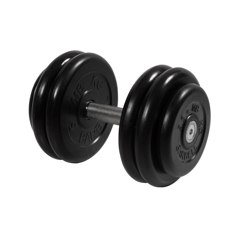 Гантель Профи с вращающейся ручкой, 26 кг MB Barbell MB-FdbM-B26 800_800