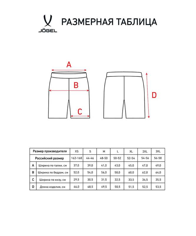 Шорты баскетбольные Jogel PerformDry Division Star, красный 665_800