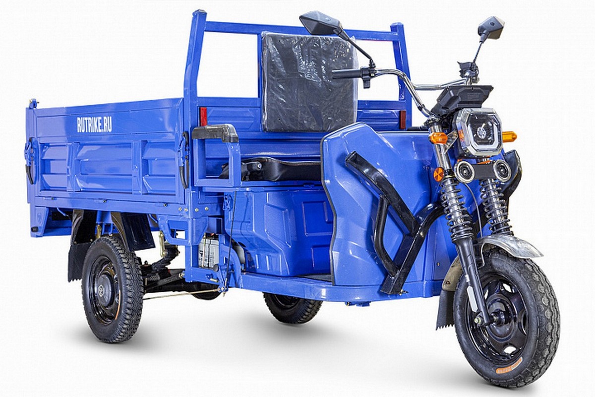 Грузовой электрический трицикл RuTrike D5 1700 гидравлика (60V1200W) 024732-2799 темно-синий матовый 1200_800