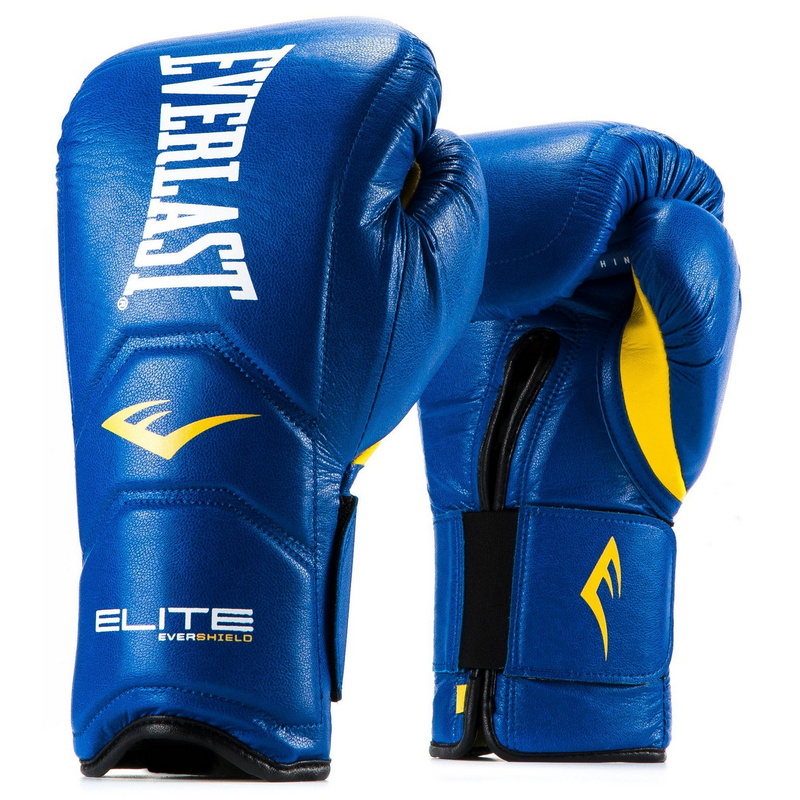 Перчатки тренировочные Everlast Elite Pro 16 oz синий P00000680 16 BL 800_800