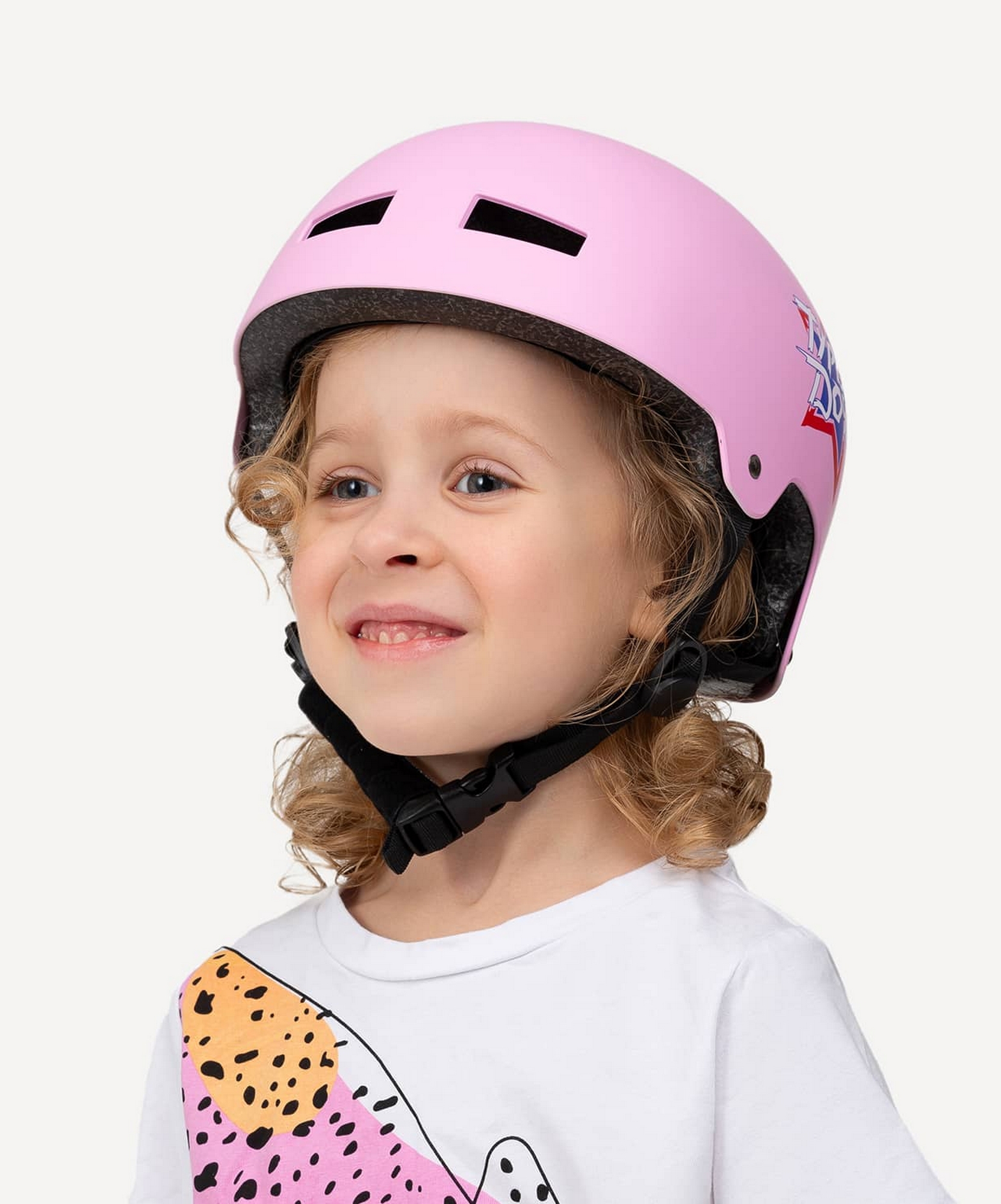 Шлем защитный, с регулировкой Ridex Creative розовый 1663_2000