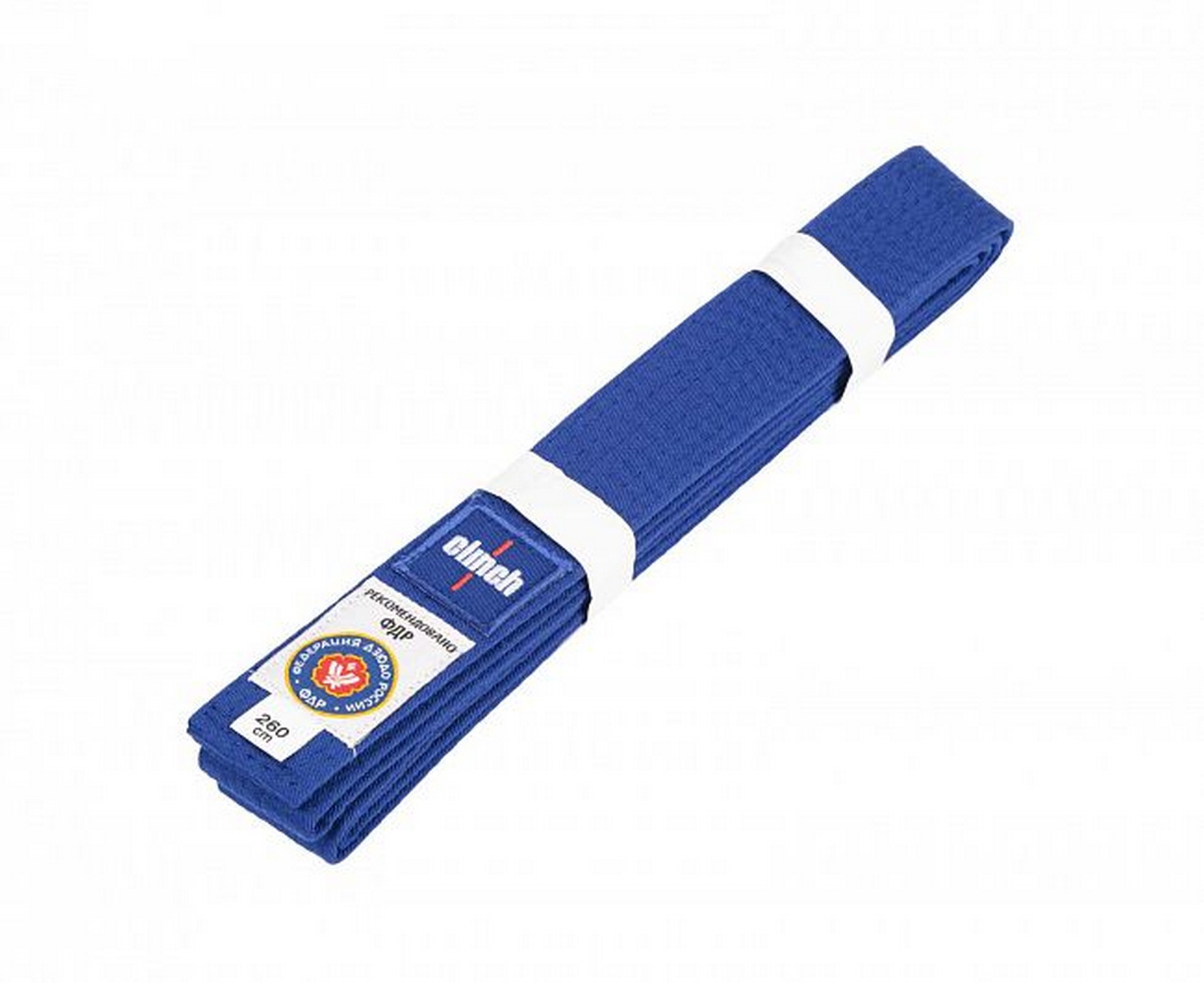 Пояс для дзюдо Clinch Judo Belt FDR C301 синий 2000_1634