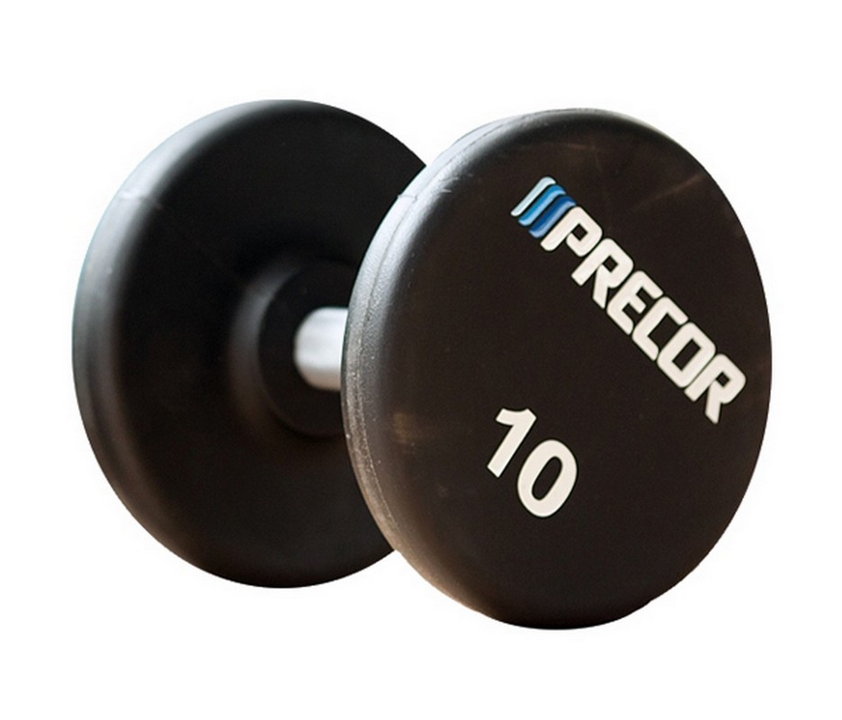 Гантели фиксированные в уретане 12 кг Precor FM\UPD-12KG 936_800