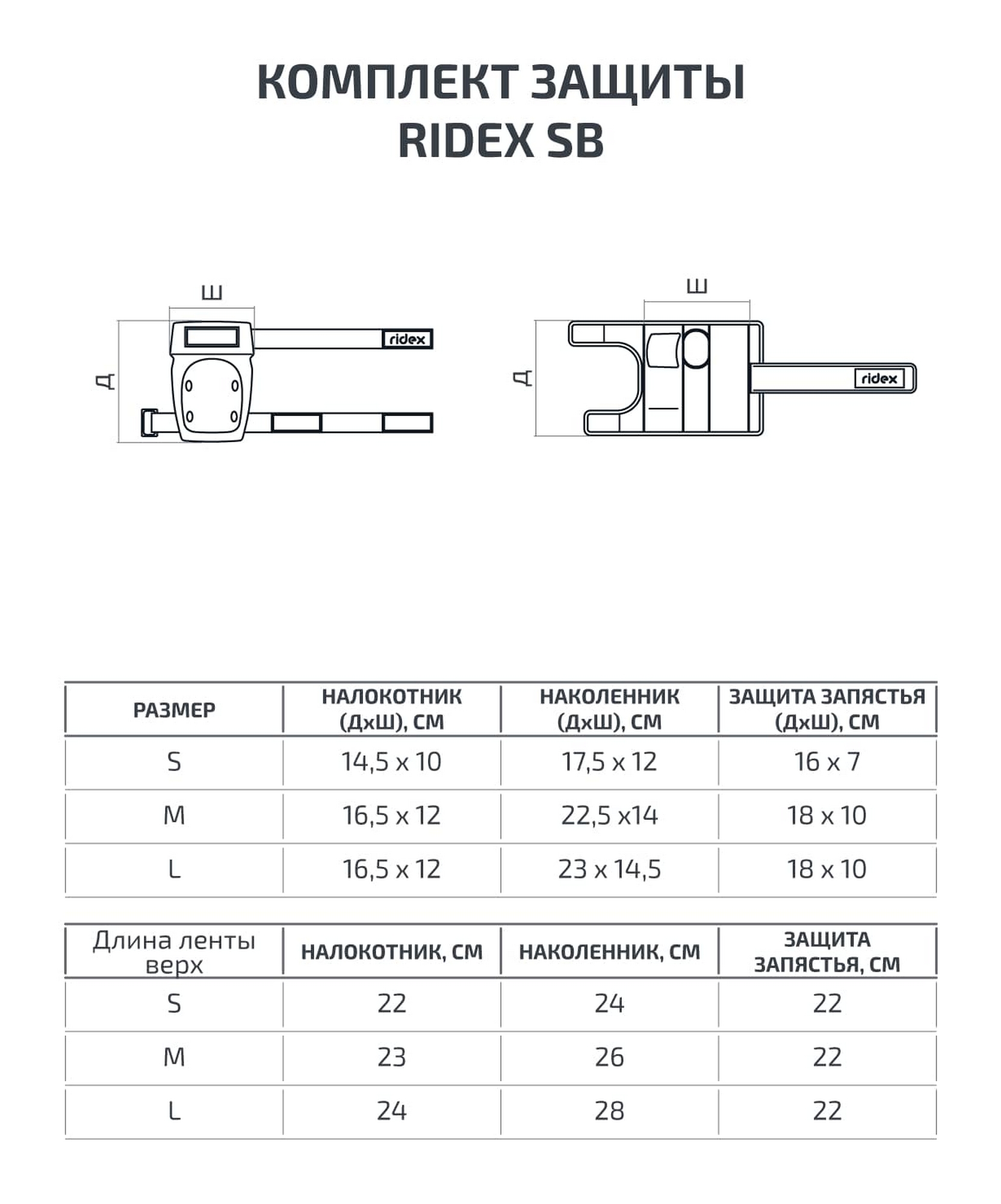 Комплект защиты Ridex SB белый 1663_2000