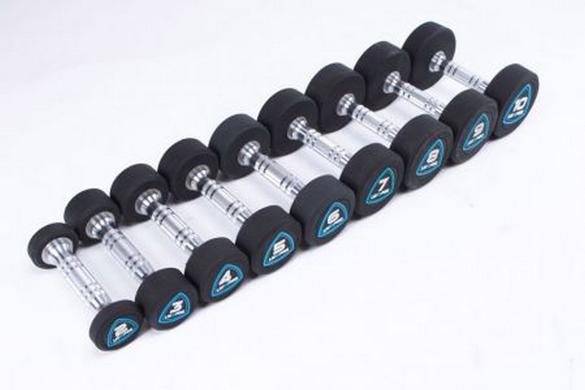 Гантели в уретане 1 кг Live Pro Studio Dumbbells LP8075-01 1200_800