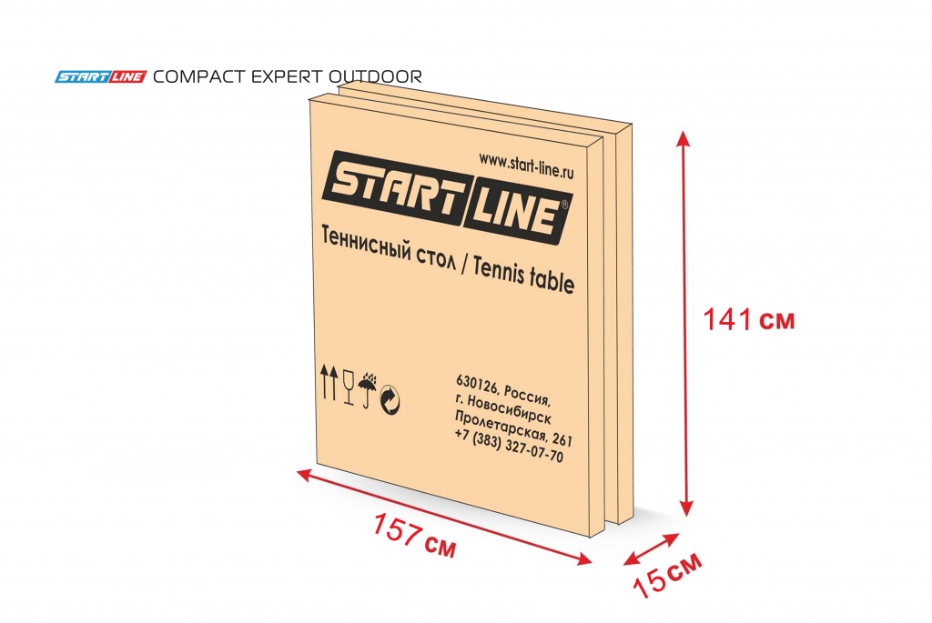Теннисный стол Start Line Compact Expert 4 Outdoor 1024_685