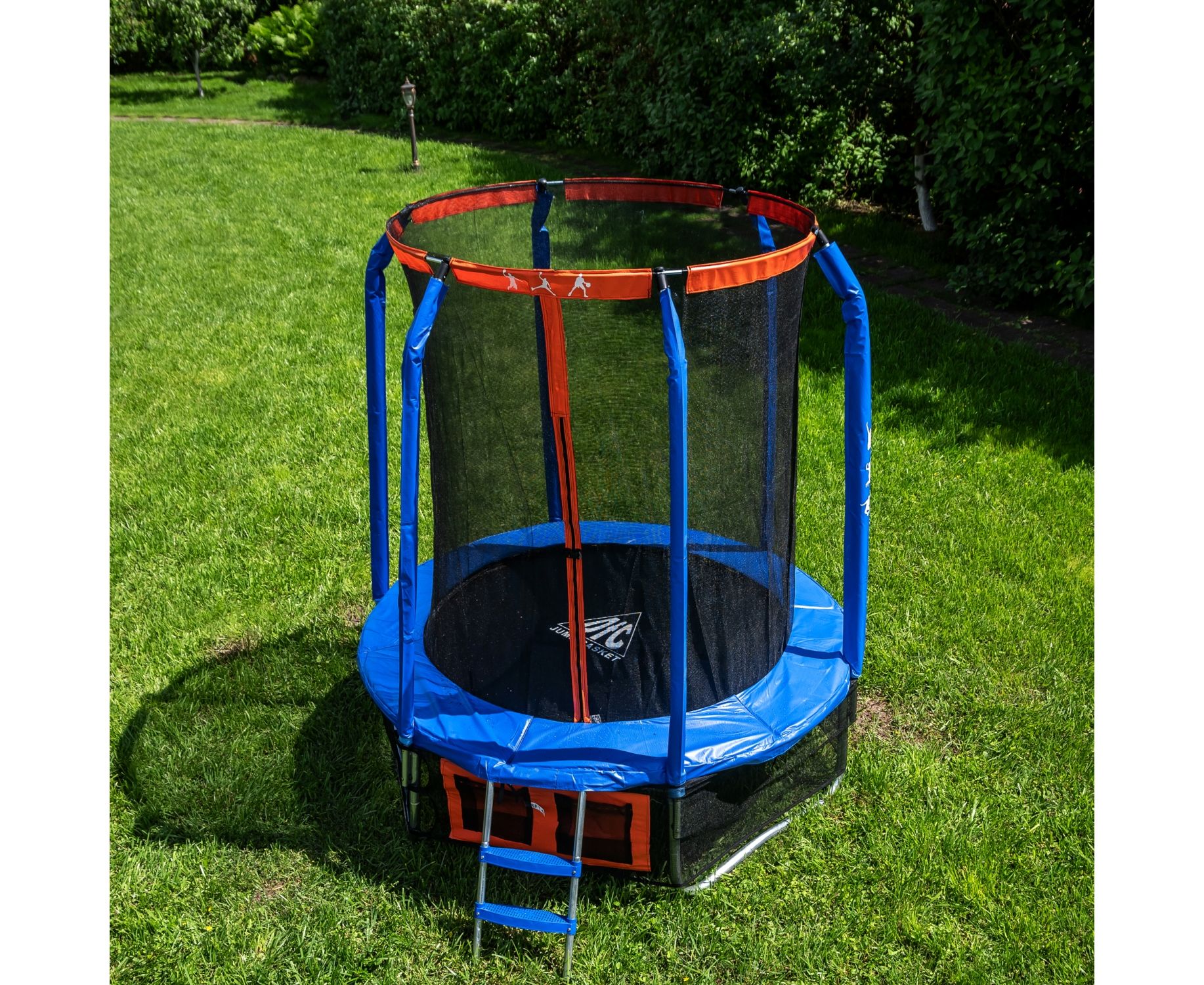 Батут DFC Jump Basket 6ft внутр.сетка, лестница (183cм) 6FT-JBSK-B 1834_1500