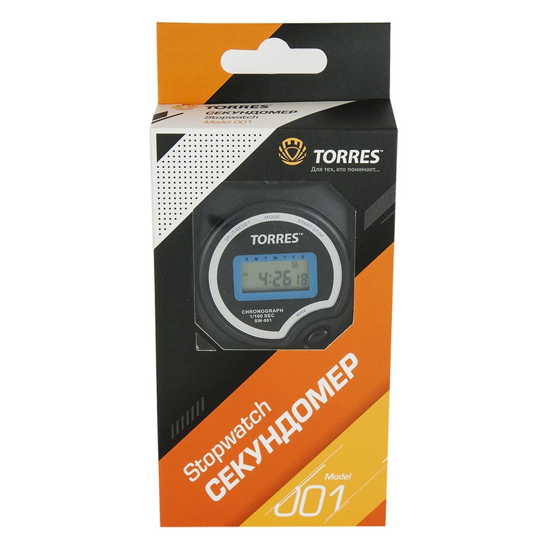 Секундомер Torres Stopwatch SW-001 черно-синий 800_800