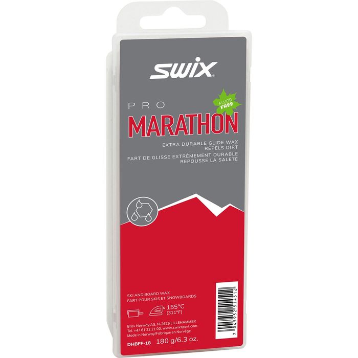 Парафин углеводородный Swix DHBFF-18 Marathon Black (Универсальная) 180 г. 700_700