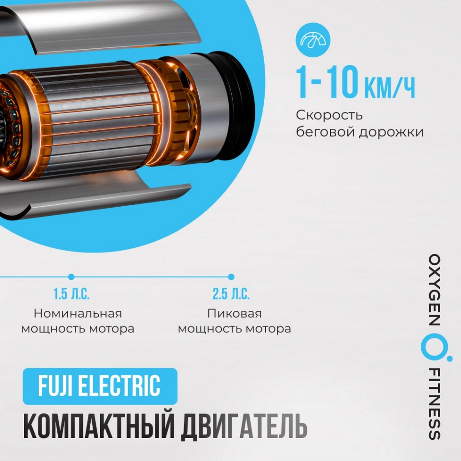 Беговая дорожка домашняя Oxygen Fitness SELENI 1600_1600