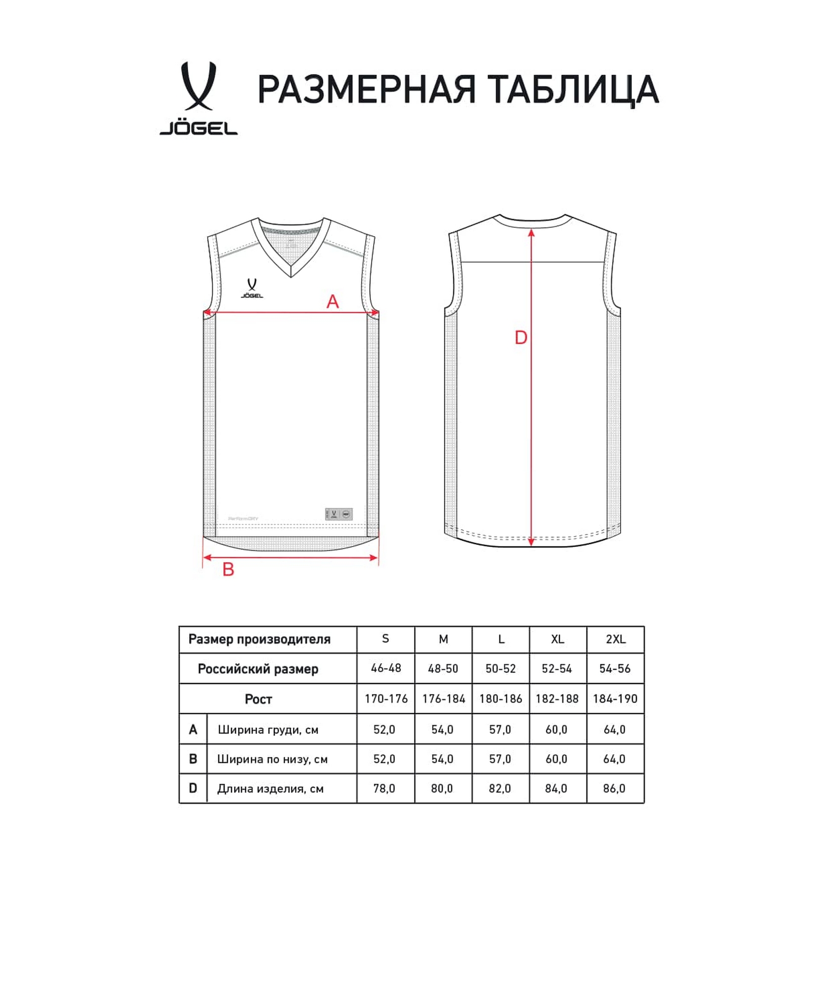 Майка баскетбольная Jogel DIVISION PerFormDRY RBF Jersey, темно-синий 1663_2000