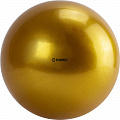 Мяч для художественной гимнастики однотонный d15см Torres ПВХ AG-15-10 золотистый 120_120