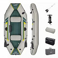 Надувная лодка 295х130х46см Ranger Elite X3 Raft Set, вёсла 152см, насос 62086, до 400кг Bestway 165160 120_120