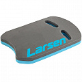 Доска для плавания 28х43х3,5см Larsen AquaFitness YP-07SP графит\бирюза 120_120
