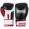 Перчатки тренировочные 16oz Lonsdale Winestone 160001 16 BK/WHT/RD черный\белый\красный 120_120